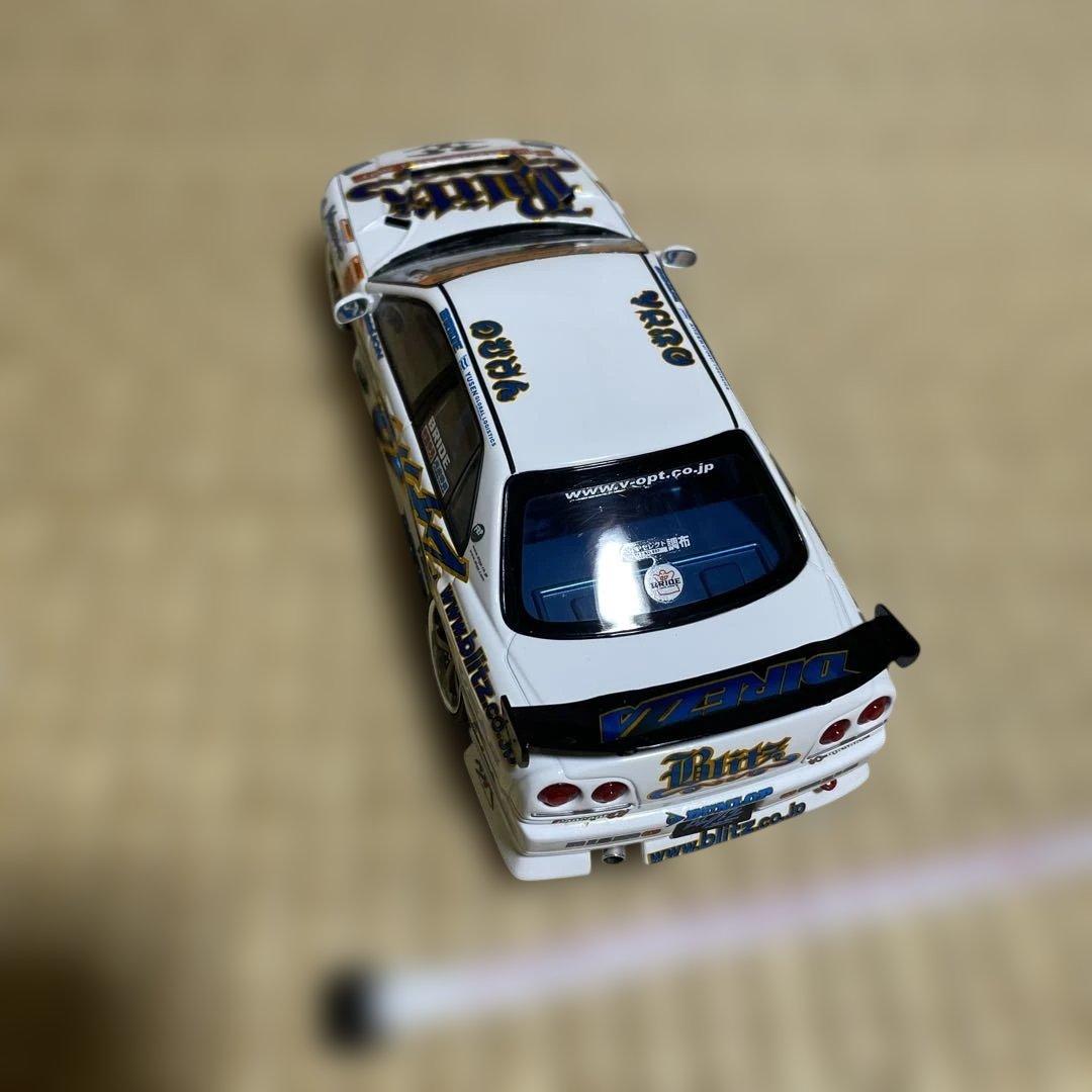 D1グランプリ　ブリッツスカイラインER34 ミニカー　　1/24 のむけん