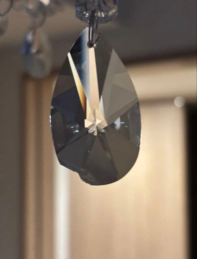 ホワイトシャンデリア 5灯 電球付き Francfranc