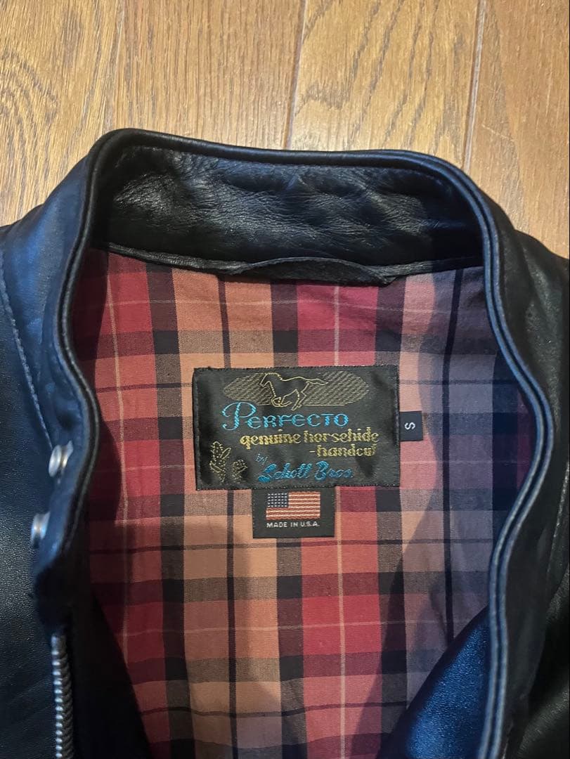 Schott ブラックレザージャケット