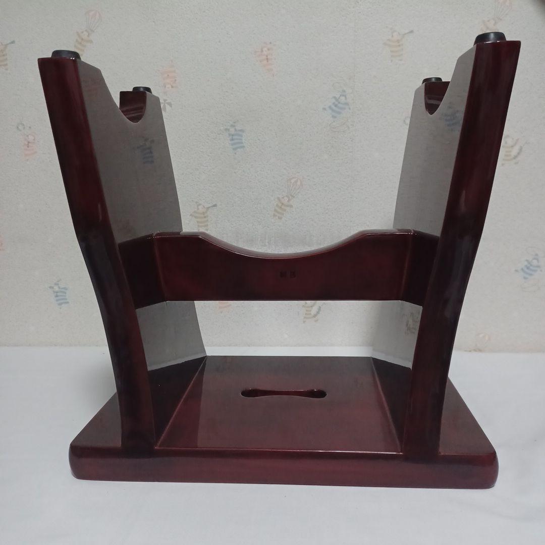 大館秋田天然杉 漆塗風呂用椅子 大