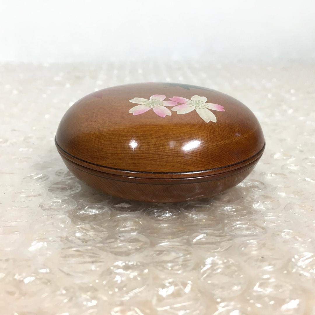 [美品] 小原治五右衛門 城端蒔絵 雲錦文香合 茶道具 共箱/共布/栞