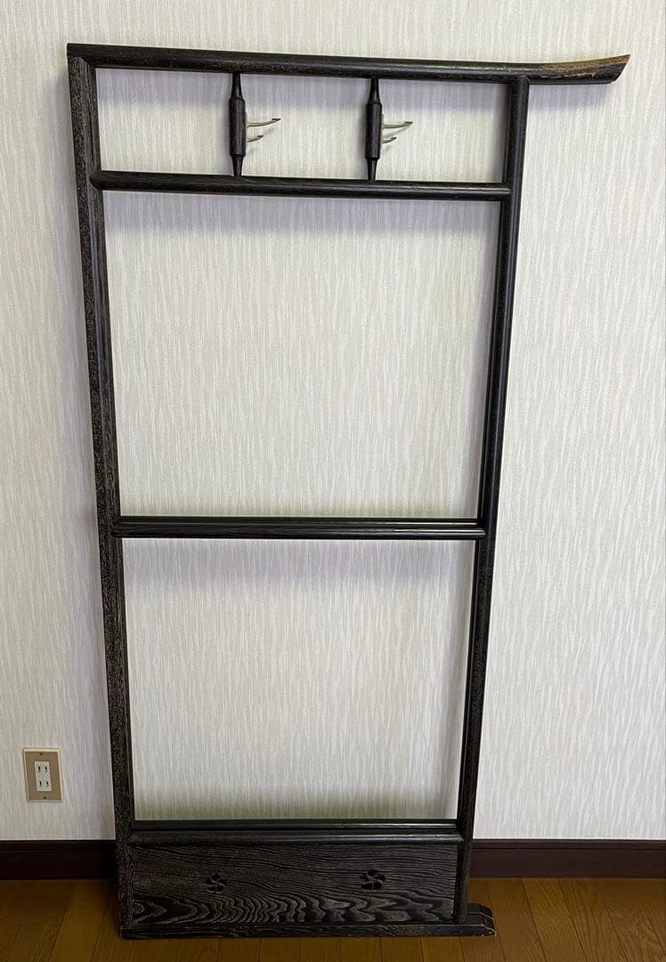 木製　衣桁(昭和レトロ)