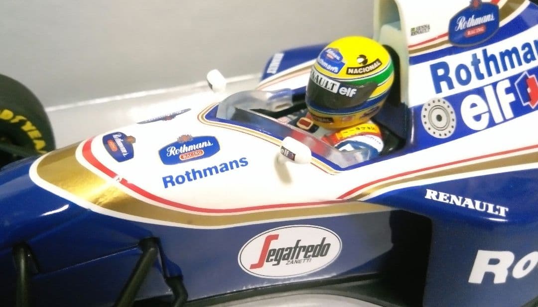 ミニチャンプス 1/18 F1 ウィリアムズ FW16 A.セナ リペイント