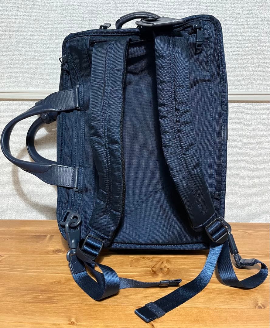 【美品】TUMI for SHIPS ALPHA3 3WAYブリーフ　ネイビー