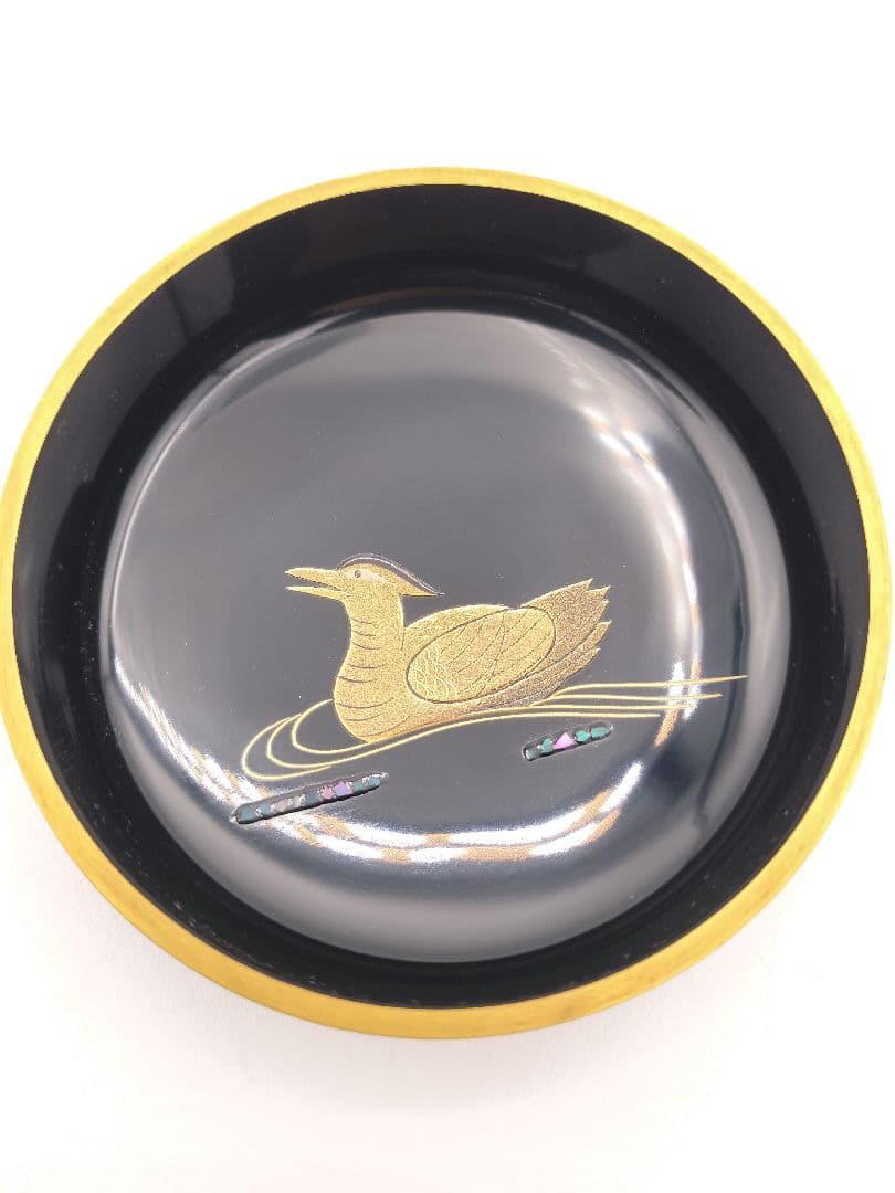 c593 大棗 鴛鴦 山本忠幸 木箱 茶道具 古物