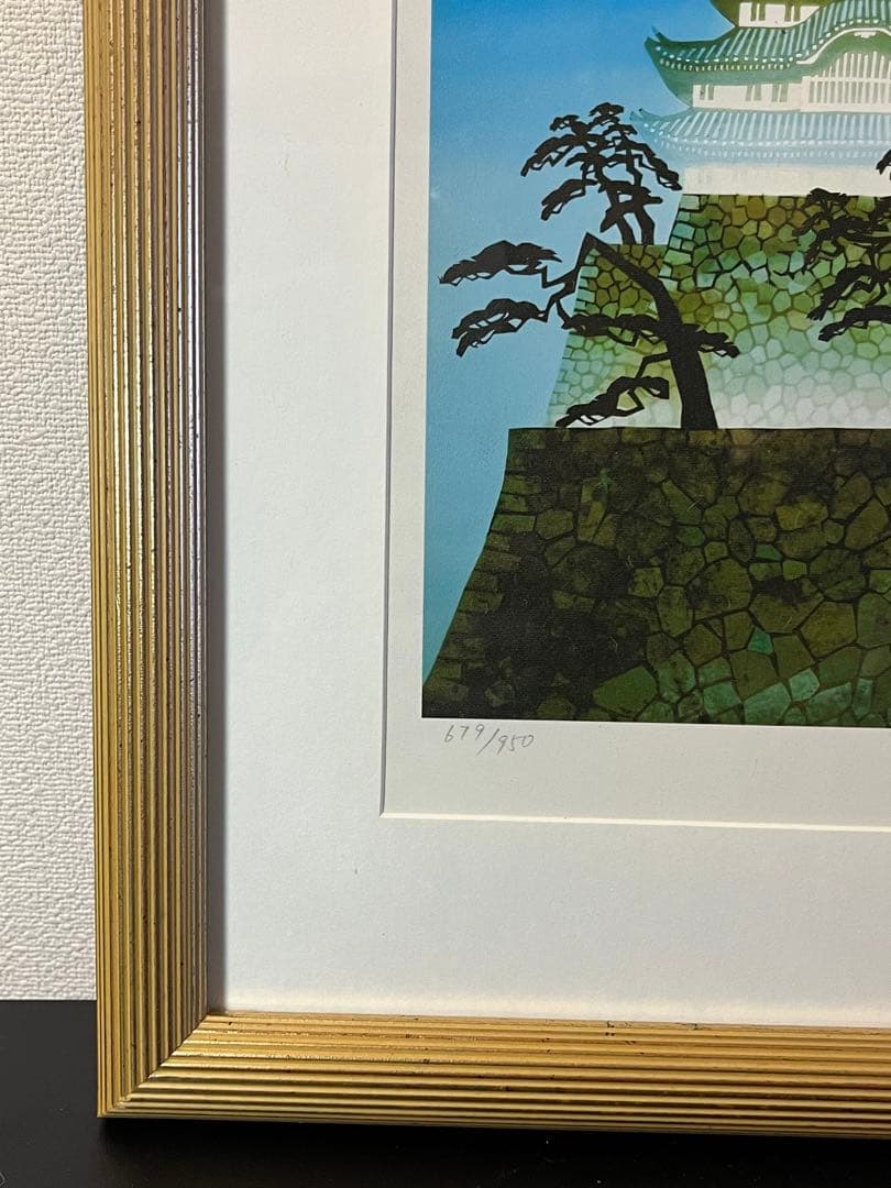 藤城清治！荒城の月！4月！レフグラフ！世界限定品！