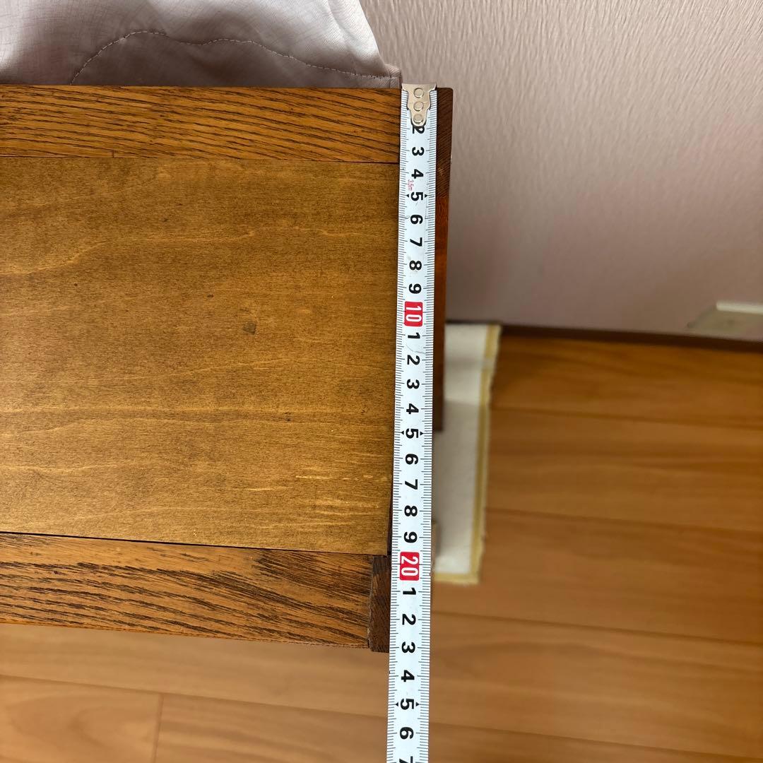 リユース　木製 5段 CD DVDラック ブラウン 棚　ハンドメイド