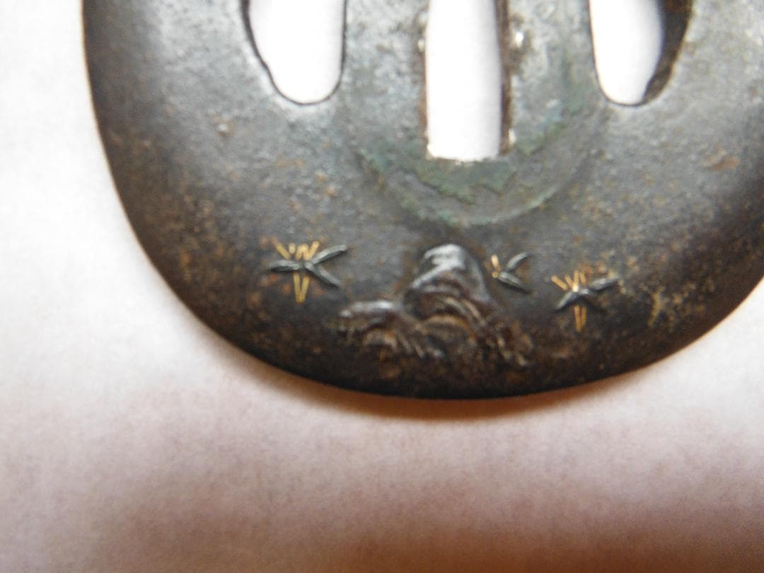 「そよ風」・刀装具・鍔　・江戸時代