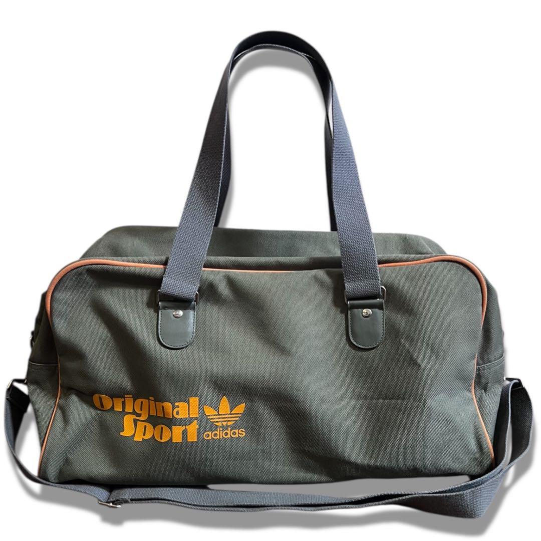 美品 レア 当時物 アディダス 00s キャンバス 2wayバッグ トレフォイル