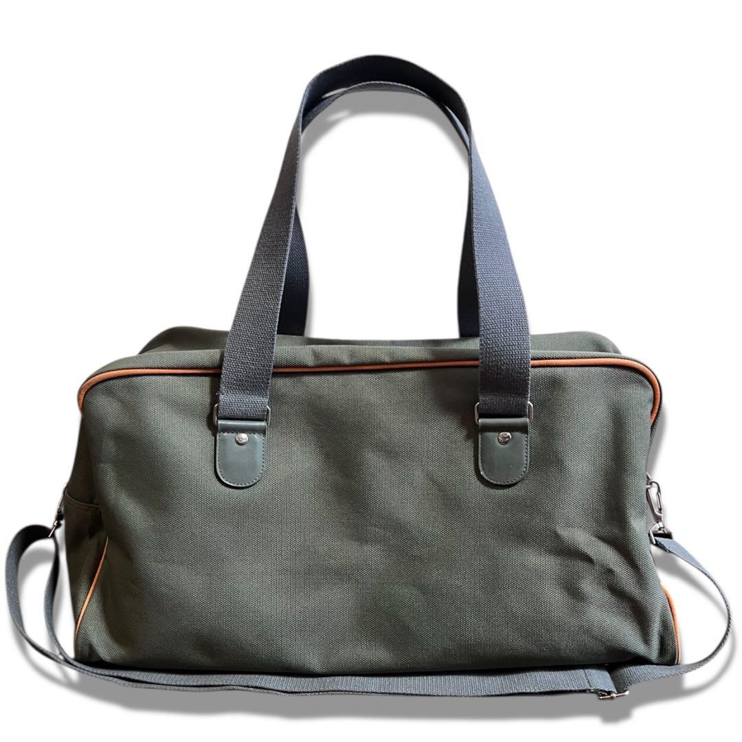 美品 レア 当時物 アディダス 00s キャンバス 2wayバッグ トレフォイル