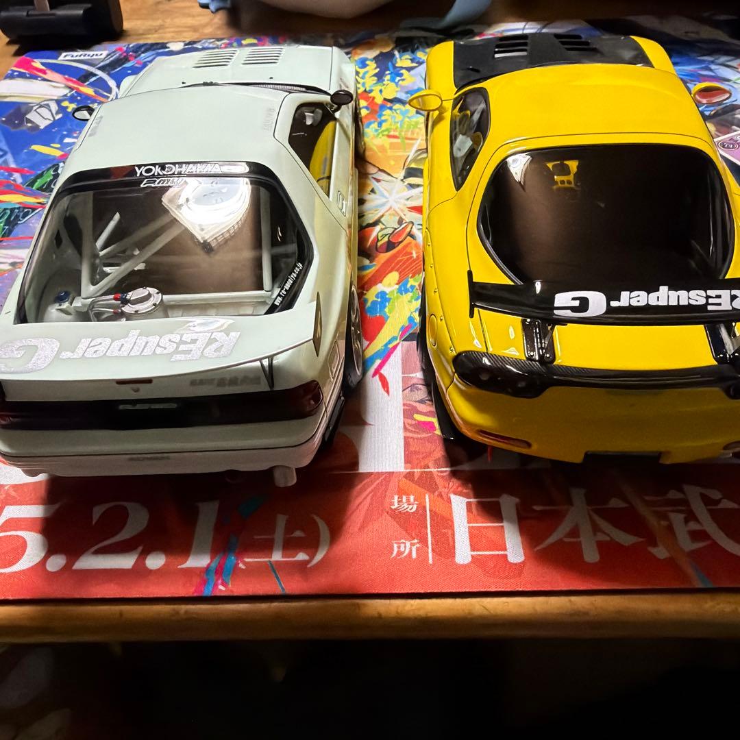 イグニッションモデル　1/18 RE雨宮RX-7セット