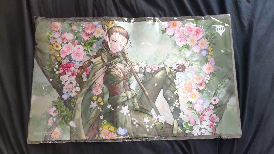 MTG　復活した精霊信者、ニッサ　プレイマット