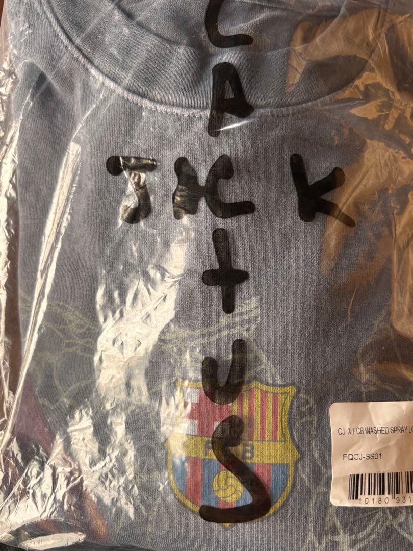 R*o様 海外限定トラヴィス・スコット x FCバルセロナ M Travis S