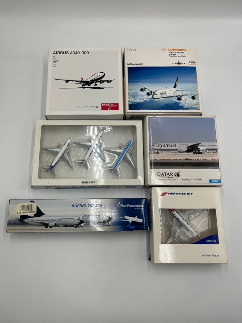 飛行機　フィギュア　まとめ　ANA QATAR など