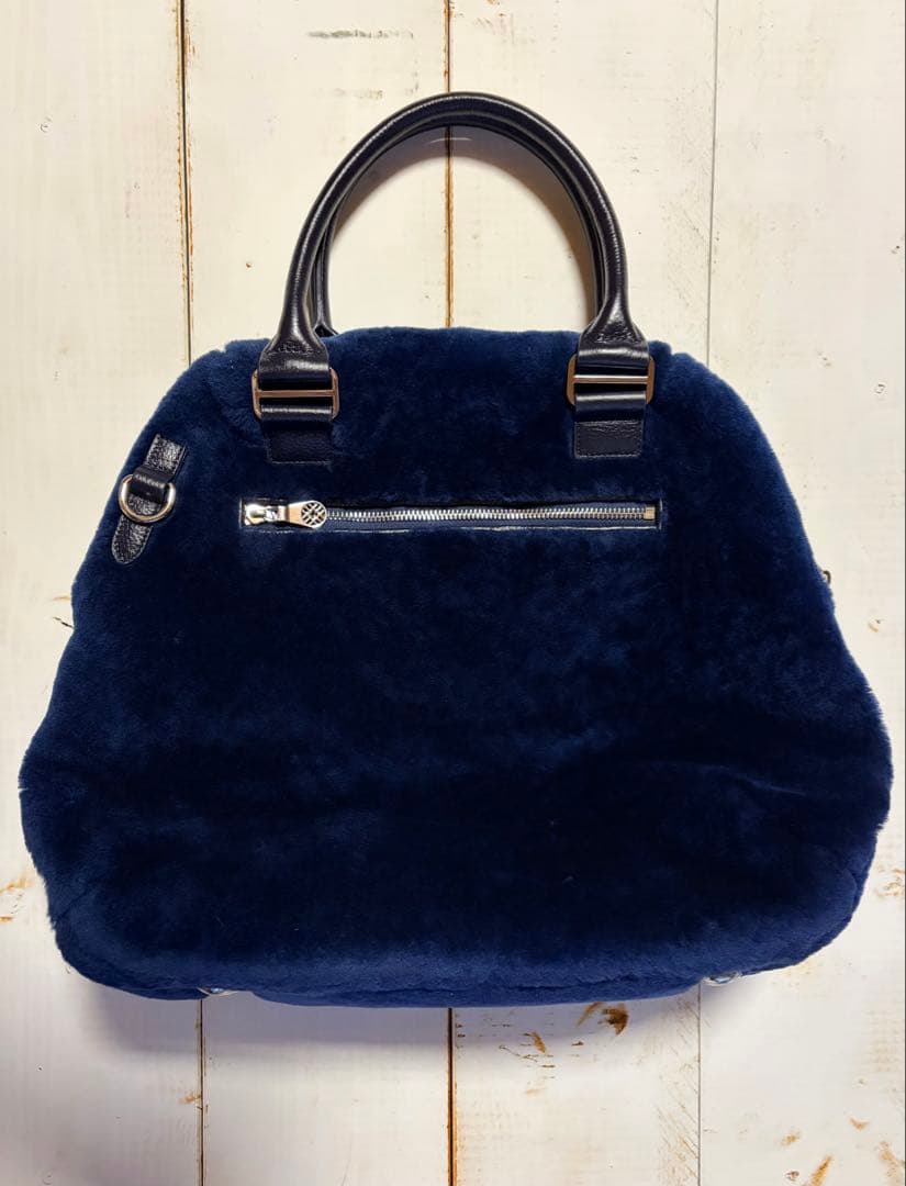 【最終価格】ムータマリン　ムートン　8 ハンドバッグ