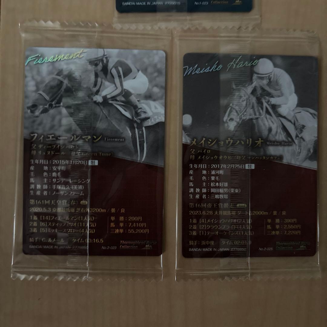 ま*る様 競走馬トレーディングカードセット　サイン入り