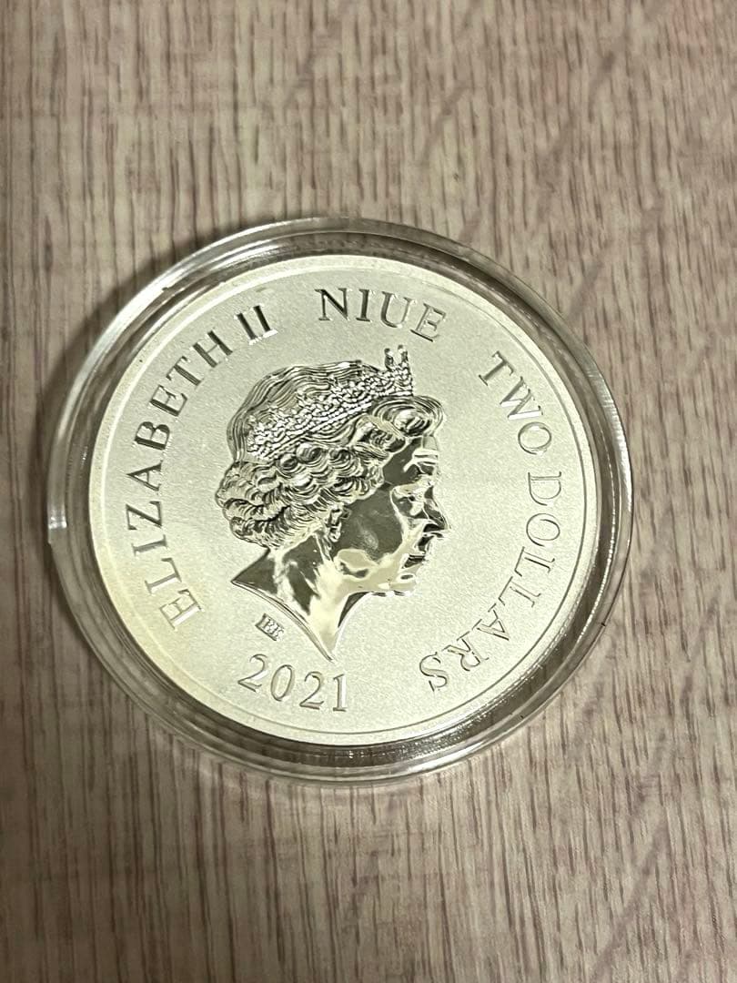 ニウエ　銀貨　純銀1オンス　ディズニー　クリスマス 2021年 ミッキー