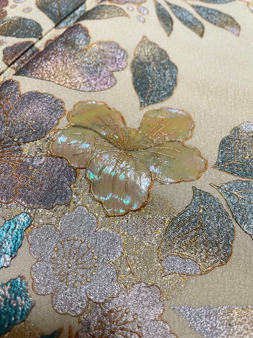 訪問着フルセット　辻ヶ花　金銀彩　螺鈿　正絹　結婚式　豪華　高級