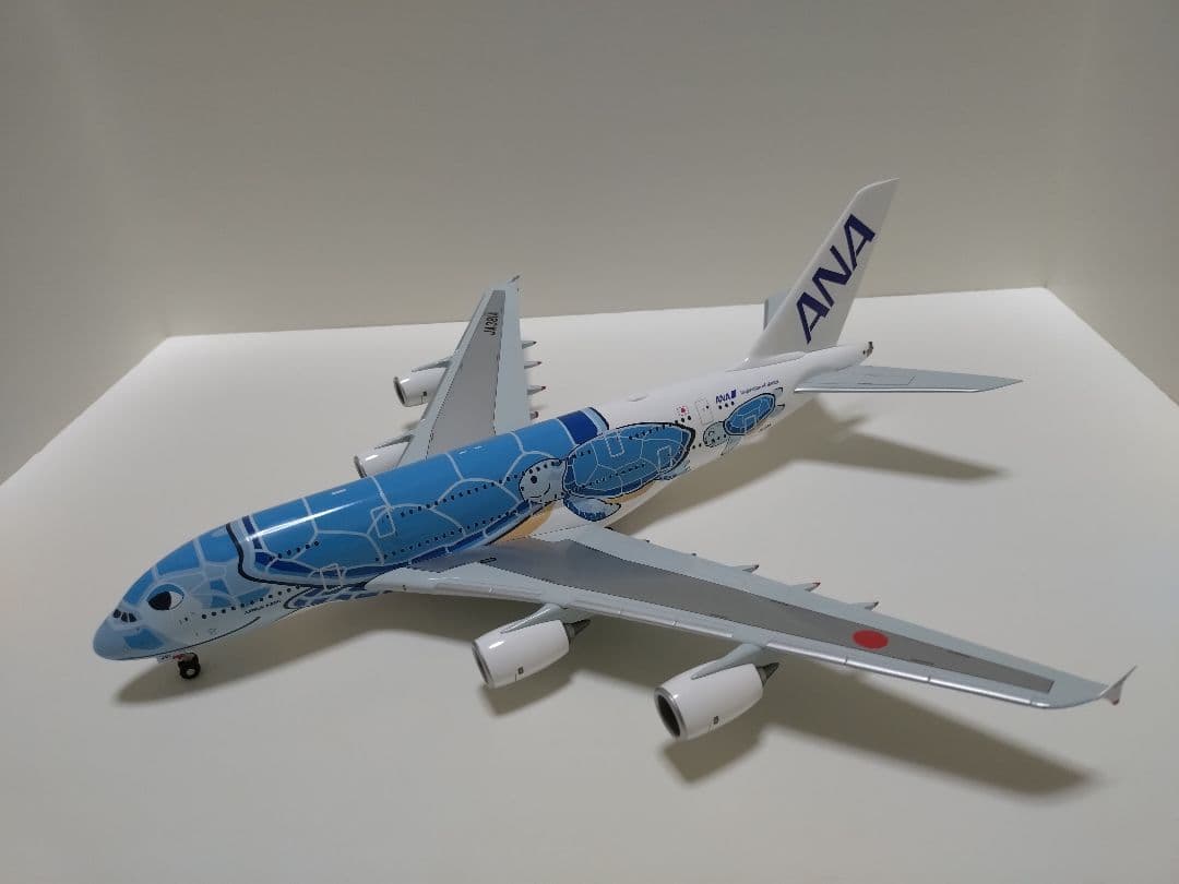 ANA全日空 A380 フライングホヌ1号機　JA381A　1/200