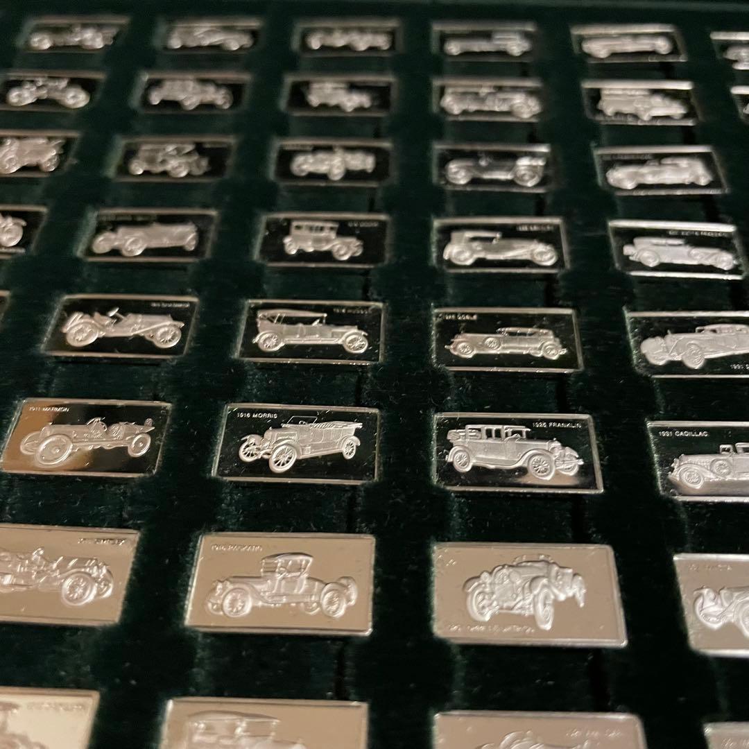 偉大なる自動車100種 純銀製ミニチュアコレクション