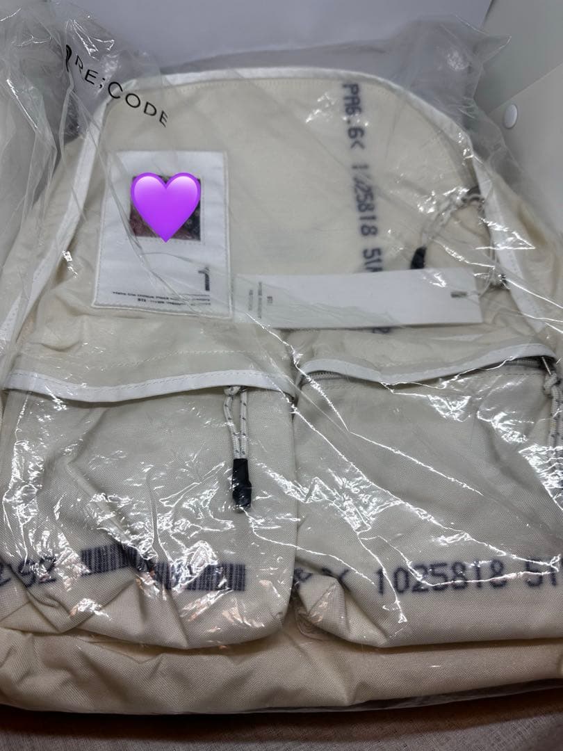 【未使用】BTS RECODE UPCYCLED BACKPACK V(テテ)