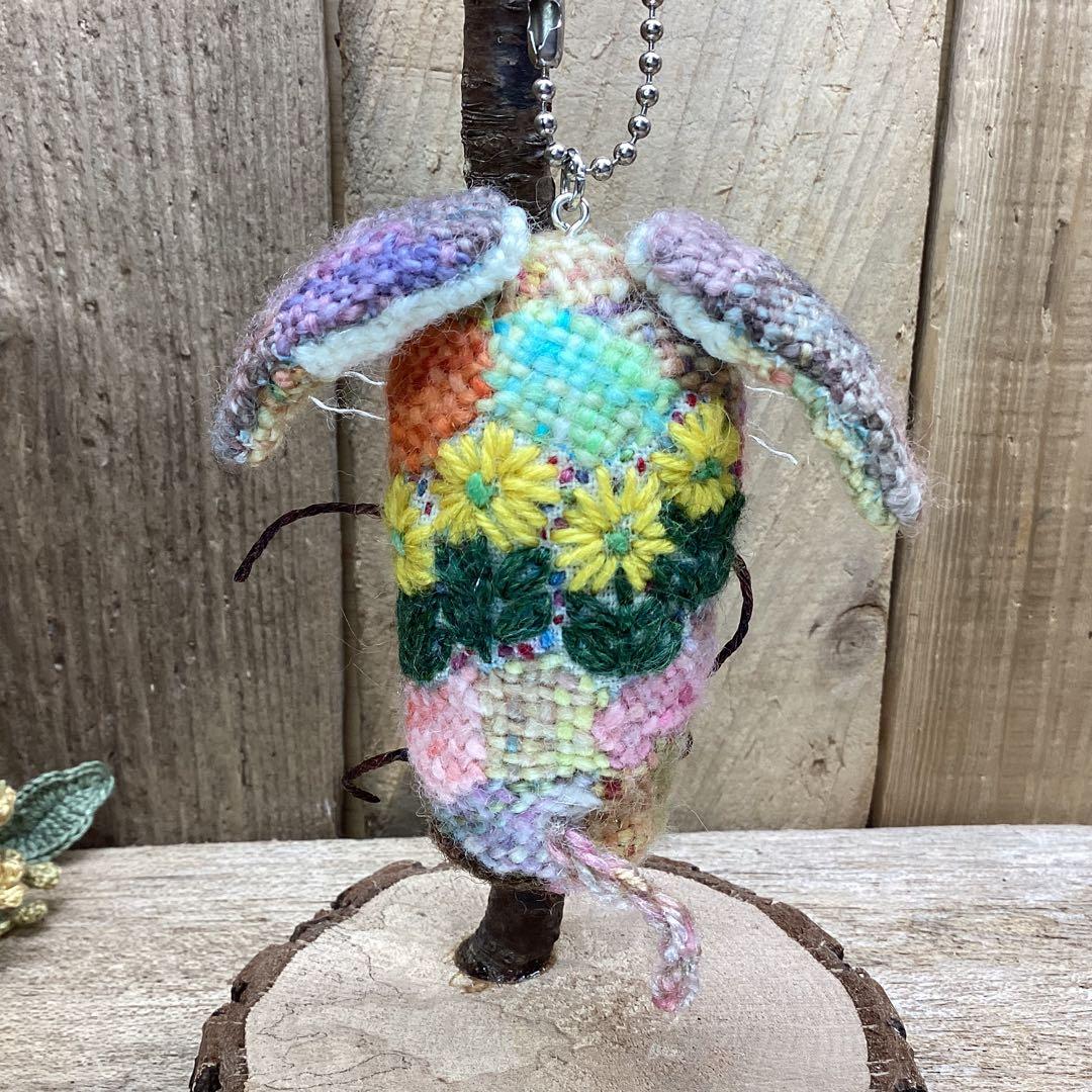 Rusty:ダーニング刺繍　ぬいぐるみ　2つ