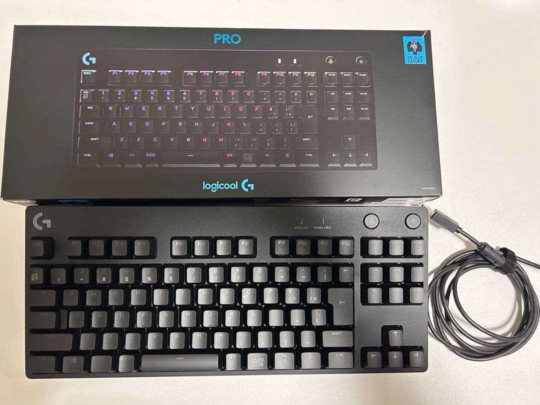 G-PKB-002CK ロジクール G PRO ゲーミングキーボード クリッキー