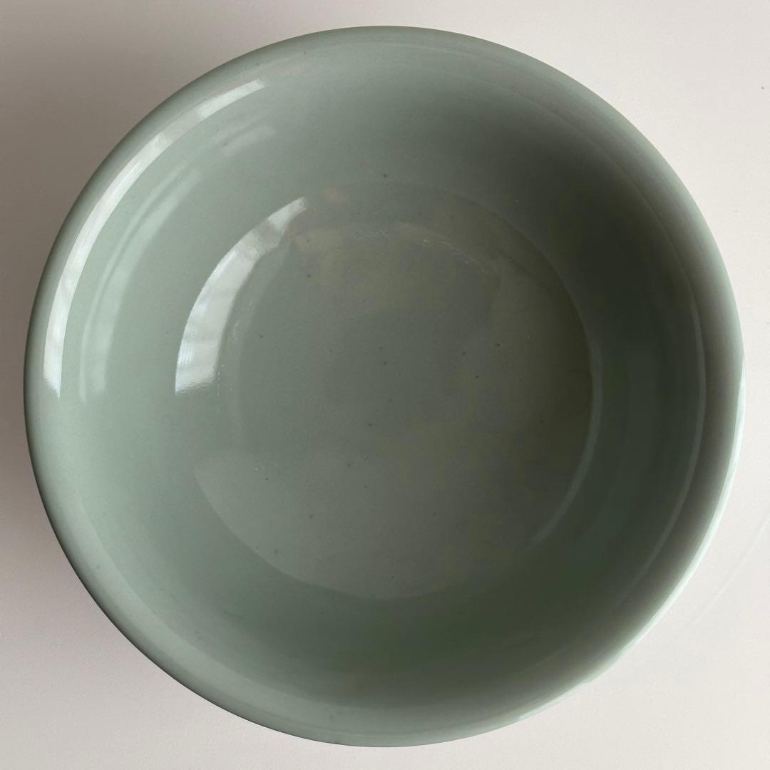 宮永東山 青磁 菓子鉢 共箱