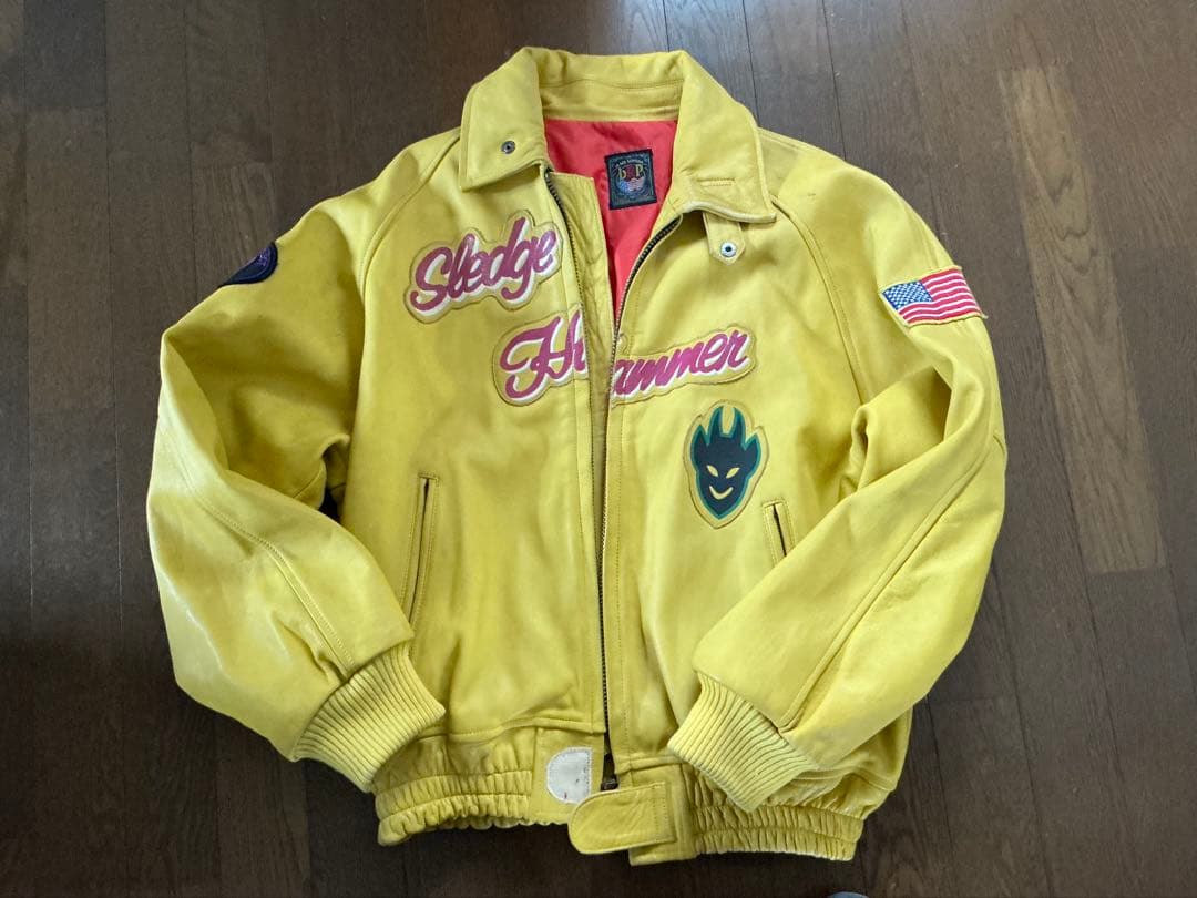 Yellow Corn Sledge Hammer レザージャケット