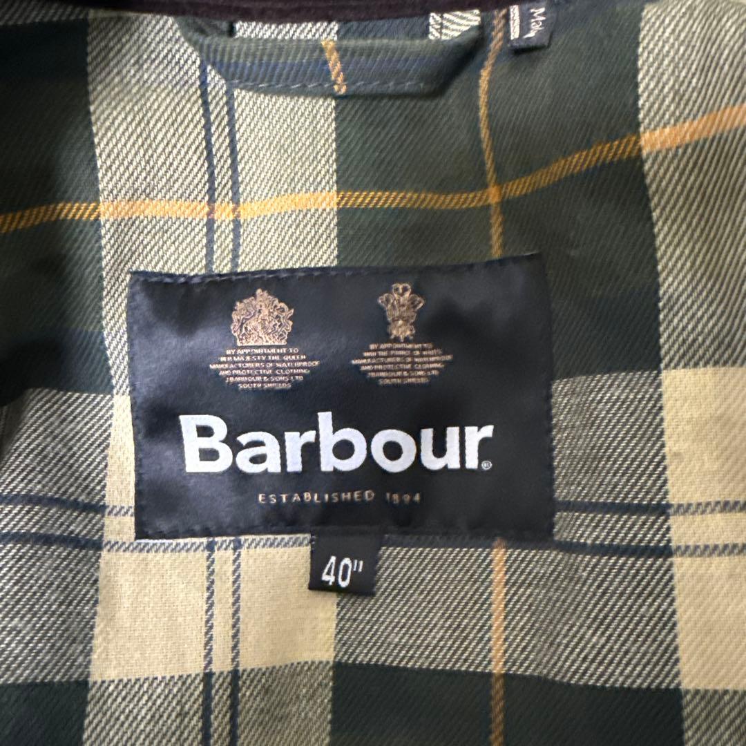 Barbour オリーブグリーンジャケット 40\"