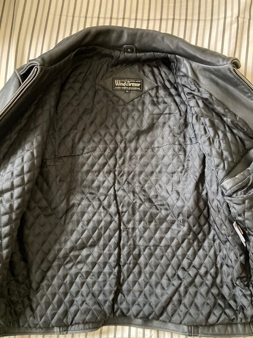 Wind Armor 牛革シングルライダースジャケット
