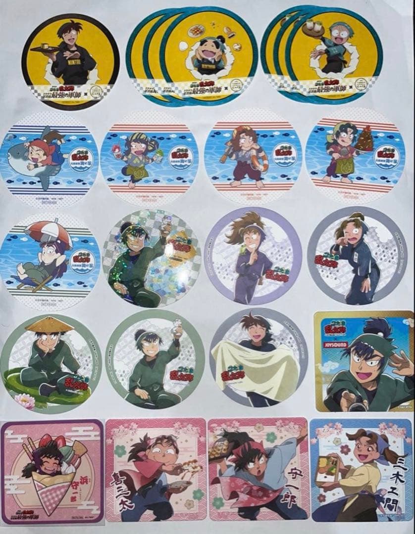 忍たま乱太郎 コースター アニカフェ タワコレ 忍たま茶屋 23枚 まとめ売り