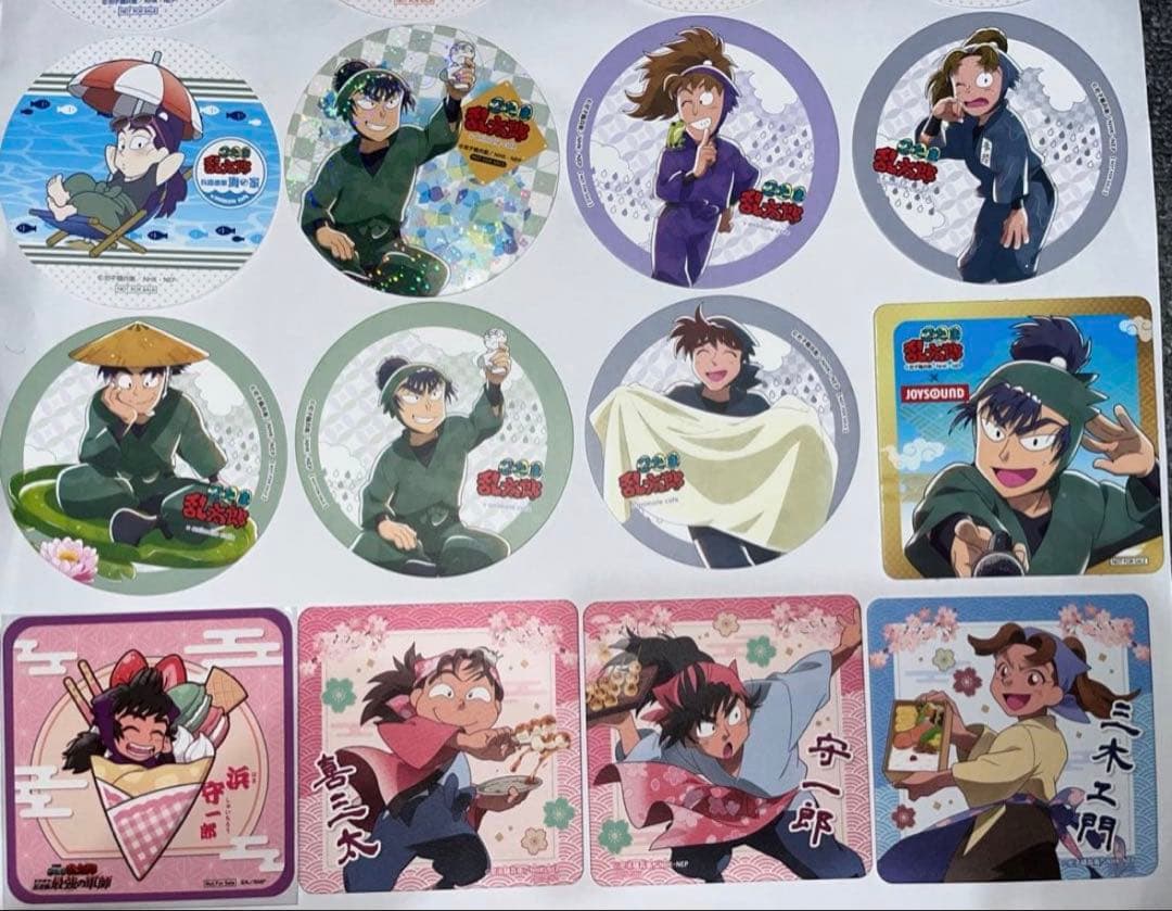 忍たま乱太郎 コースター アニカフェ タワコレ 忍たま茶屋 23枚 まとめ売り