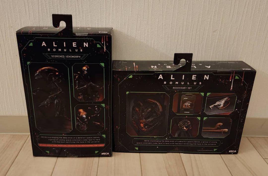 新品未開封 NECA エイリアンロムルス スコーチドゼノモーフ アクセサリー