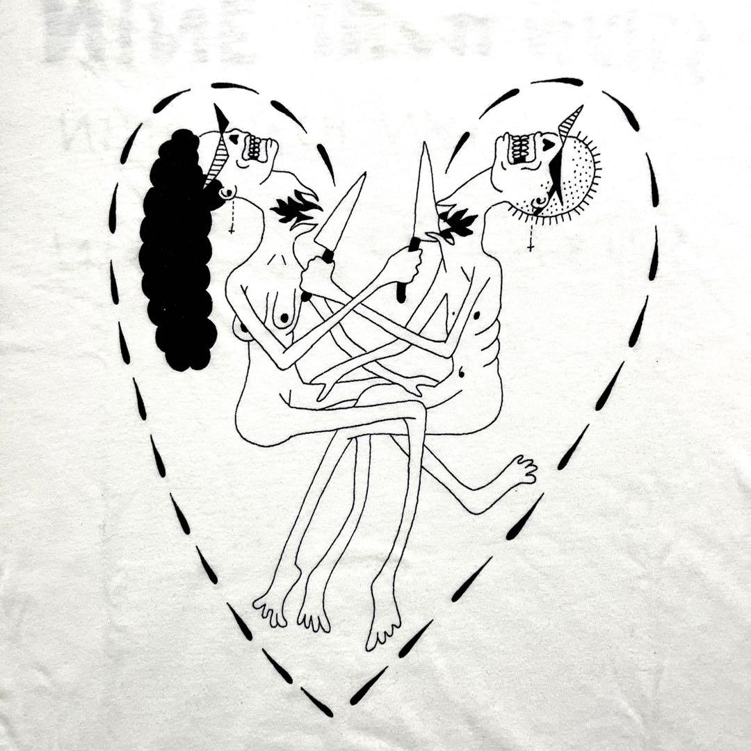 Nine Inch Nails オフィシャル Tシャツ　白/L