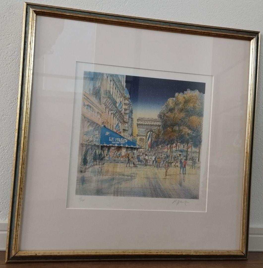 ロルフ・ラフルスキー Rolf Rafflewski リトグラフ　 パリ凱旋門Ⅱ