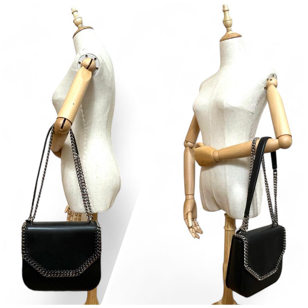 未使用級✨ステラマッカートニー ファラベラ 3WAYチェーンショルダーバッグ 黒