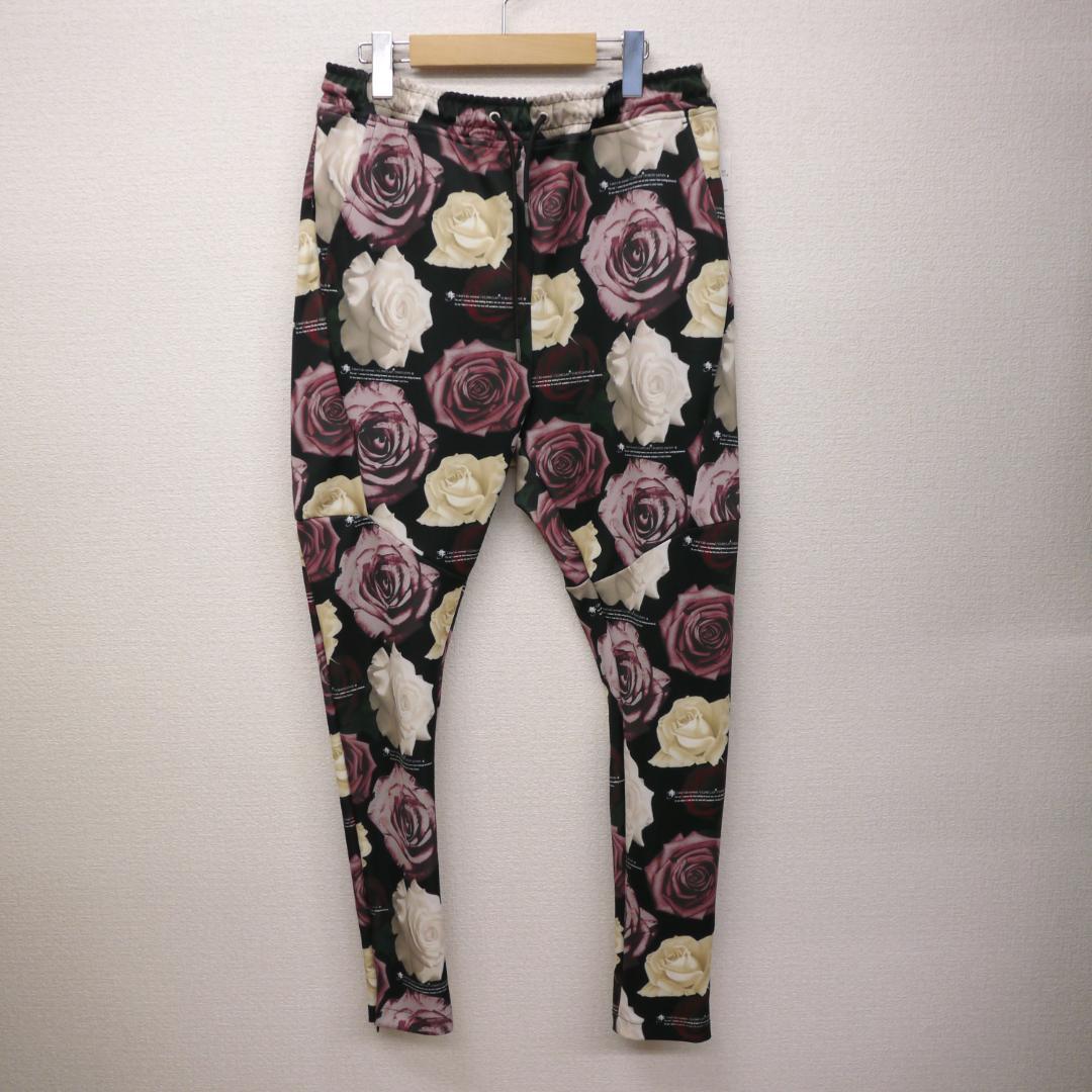 【新品】GLIMCLAP　ボタニカルパターン　ジャージーパンツ