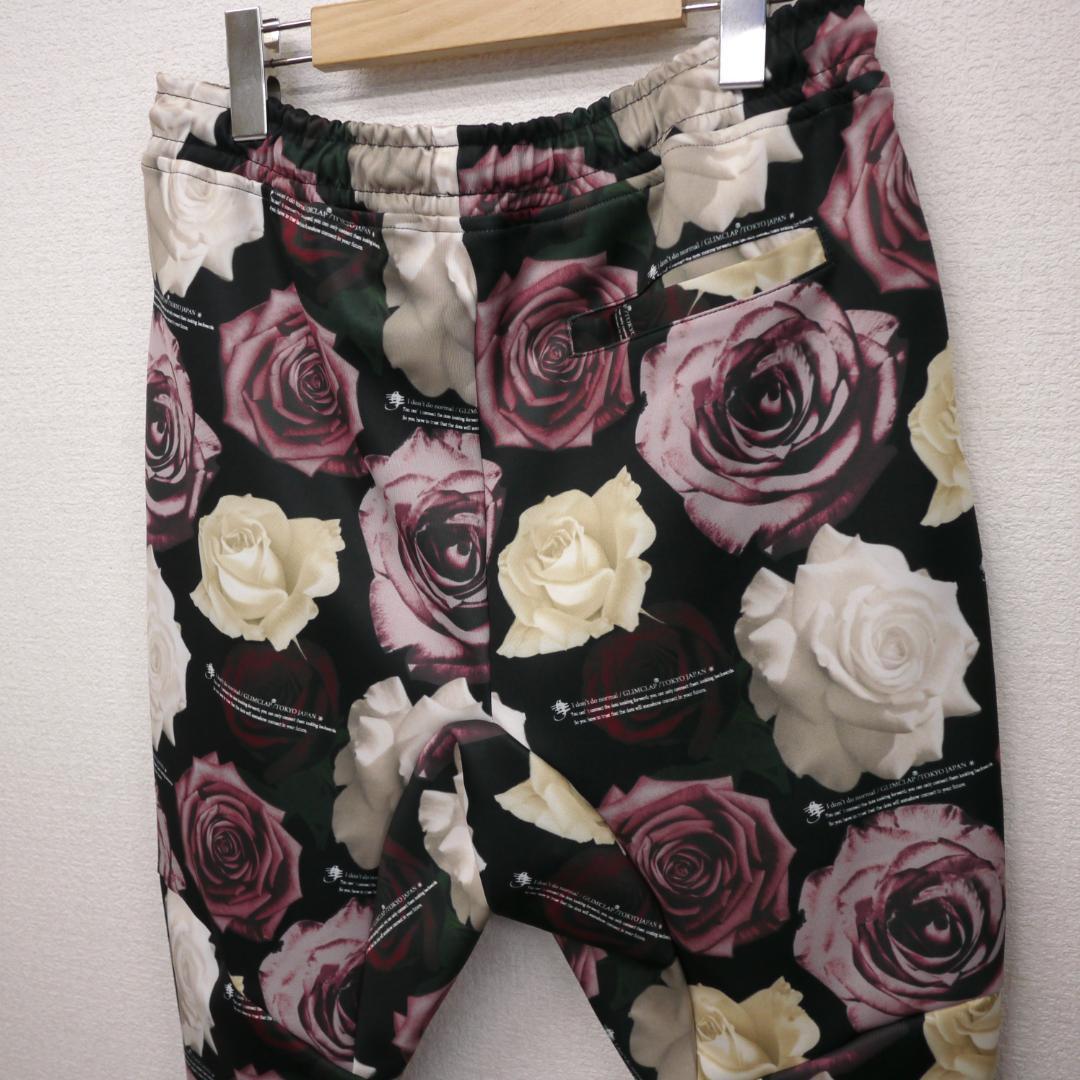 【新品】GLIMCLAP　ボタニカルパターン　ジャージーパンツ
