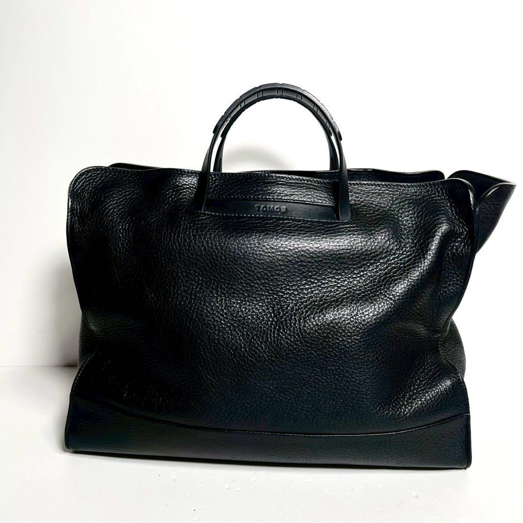 【極美品✨】TOMOE BOLD 2way ビジネスバッグ オールレザー 黒