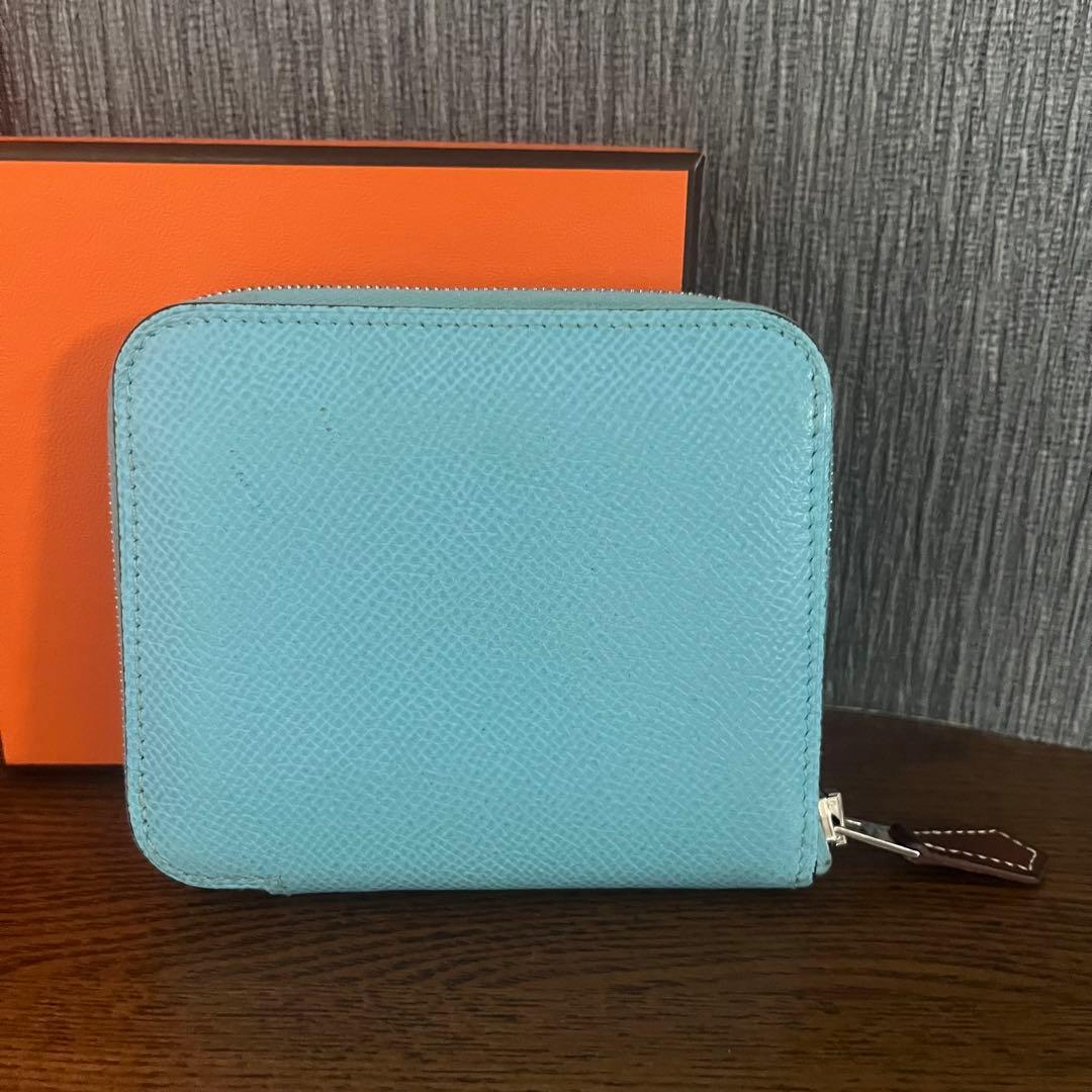 確実正規品HERMES エルメス アザップシルクイン コンパクト 財布 スカーフ