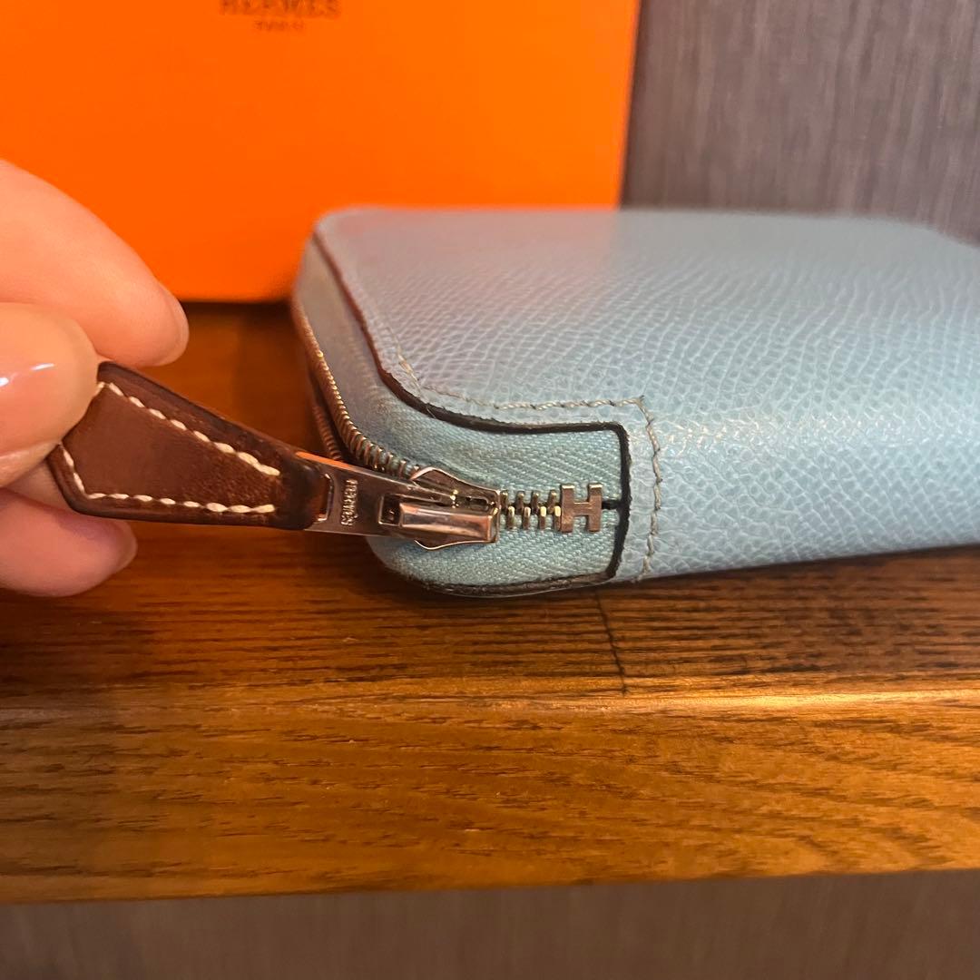 確実正規品HERMES エルメス アザップシルクイン コンパクト 財布 スカーフ