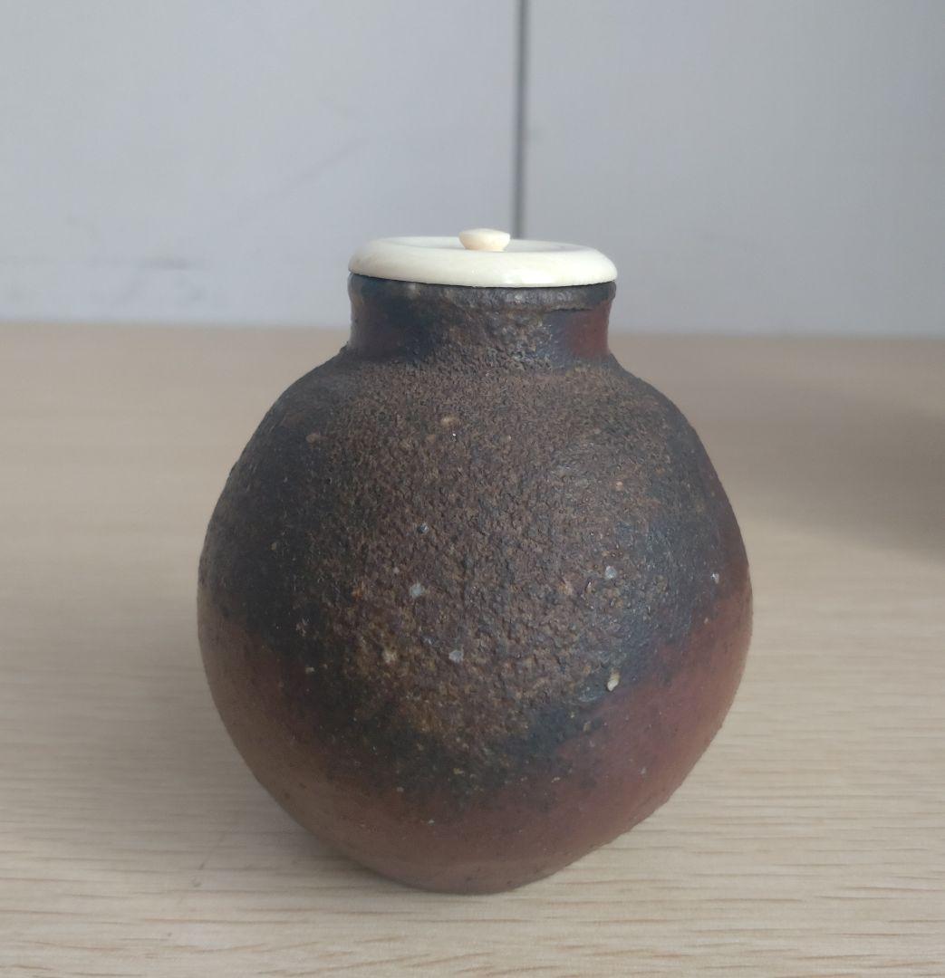 【人間国宝　最上位】藤原雄　備前茶碗　共箱　栞付　金重陶陽　山本陶秀　伊勢崎淳