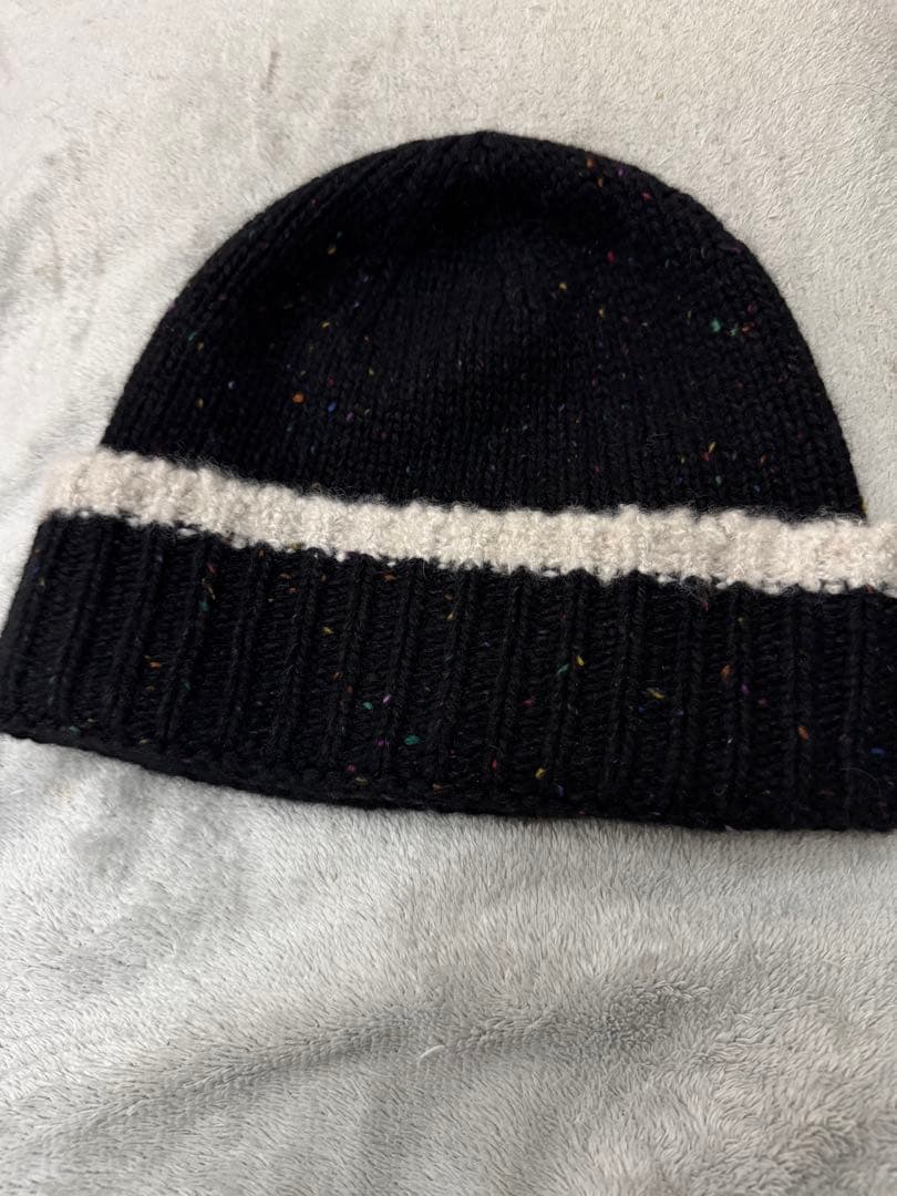 Wakaシャネル　カシミヤ　ビーニー　ニット帽