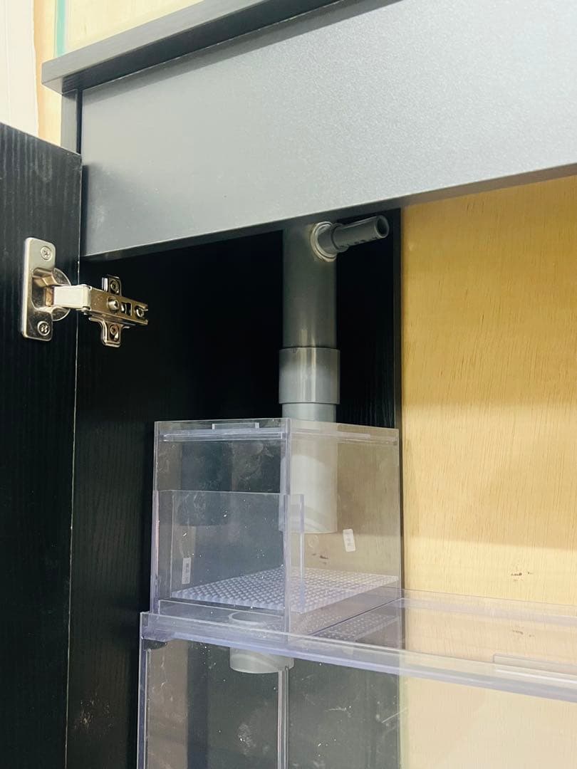 900×300×300㎜オールガラスオーバーフロー水槽セット　クリアシリコン