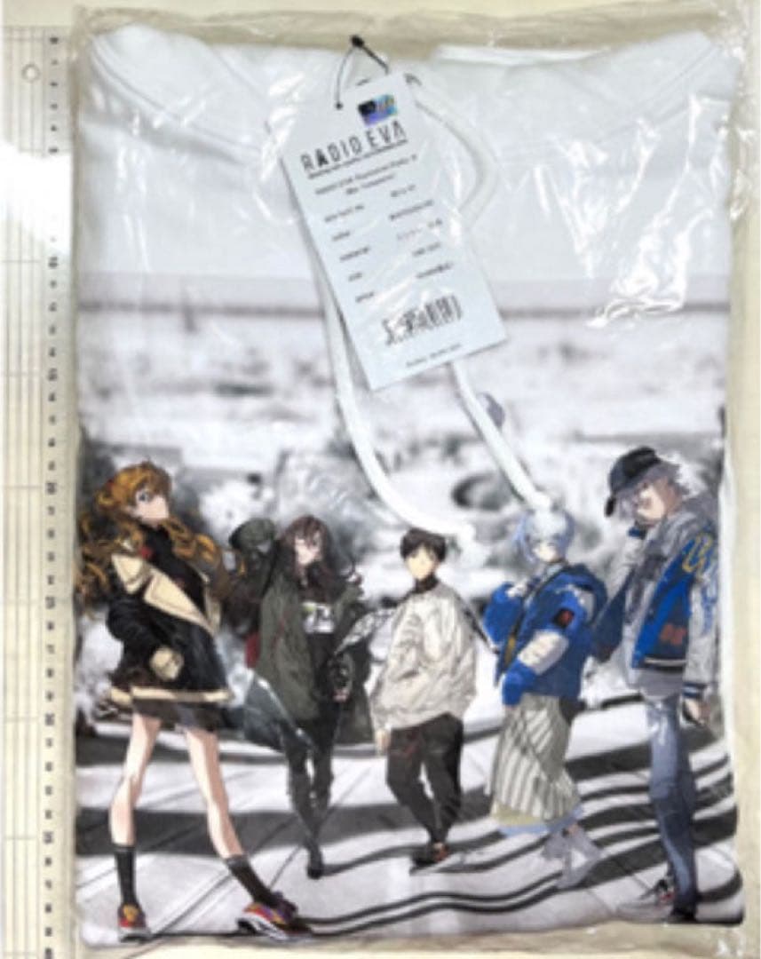 RADIO EVA ラヂオエヴァ エヴァンゲリオン パーカー ホワイト