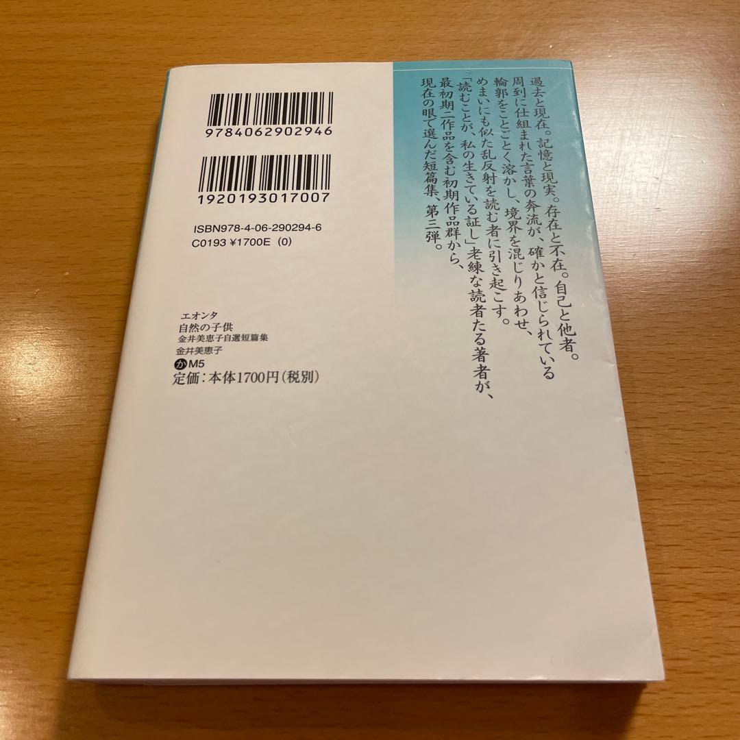 【絶版セット・希少・美品】 金井美恵子 自選短篇集 講談社文芸文庫 【匿名配送】