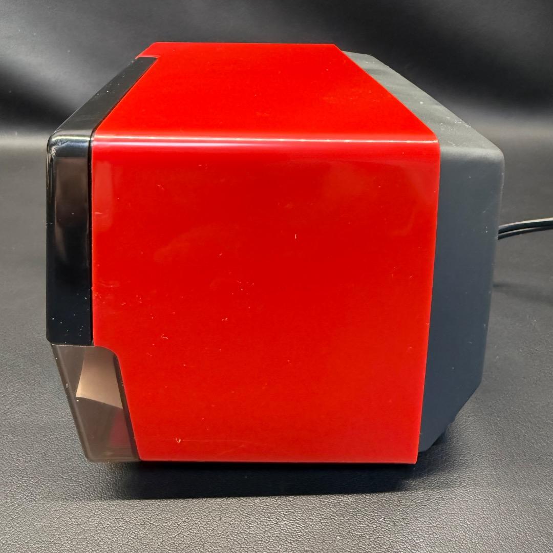 ◉Da左1004 デッドストック ナショナル 電動えんぴつ削り KP-S1 赤色