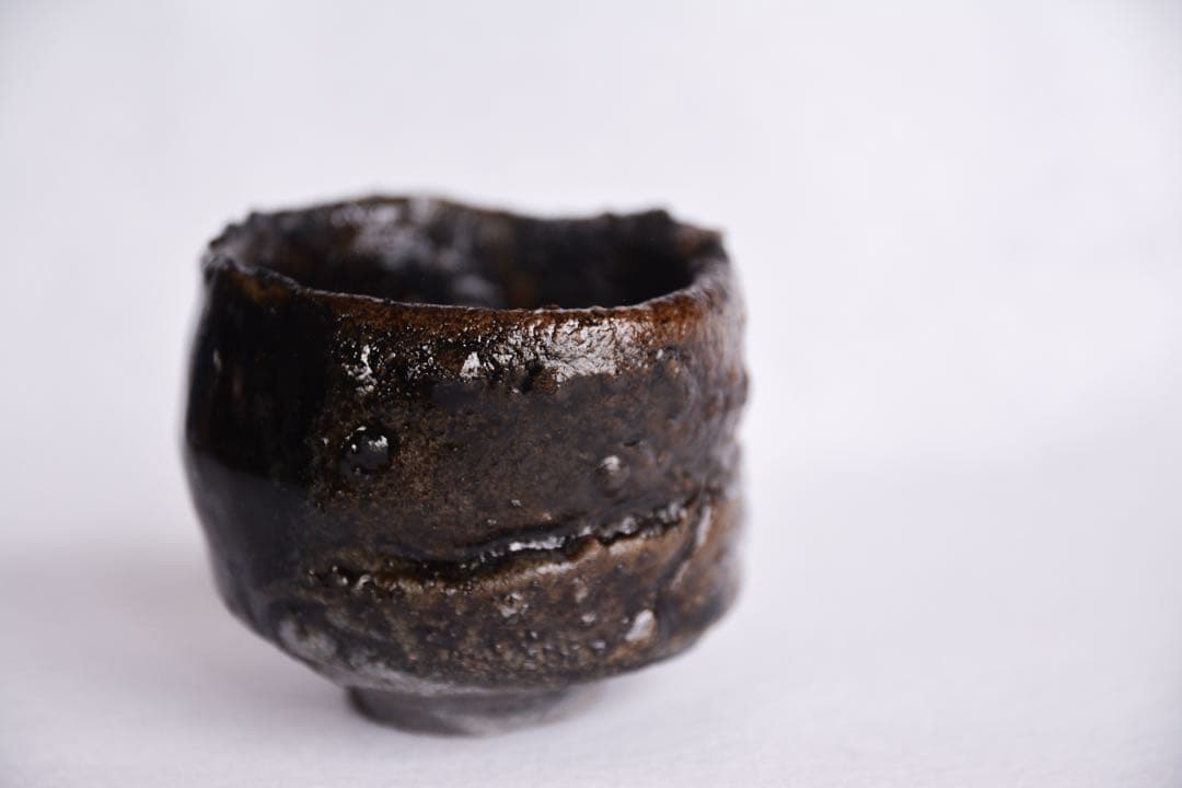 【今西公彦】引出黒 酒呑 黒丹波 丹波焼