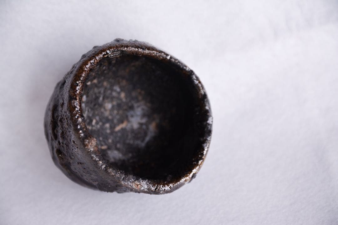 【今西公彦】引出黒 酒呑 黒丹波 丹波焼